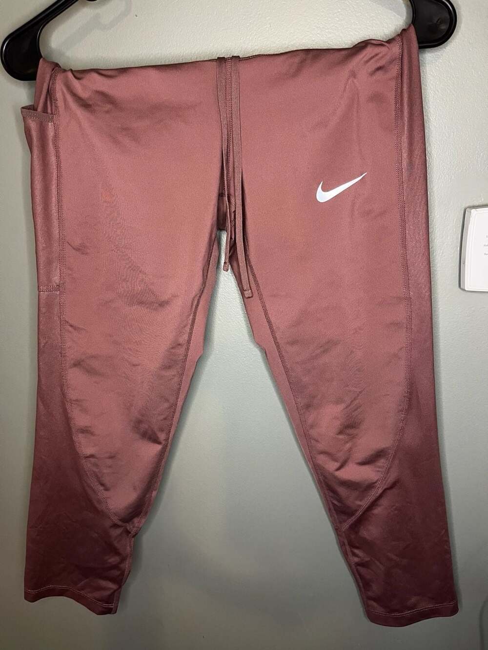 Nike Dri-FIT Luxe Racer Crop Leggings Women's Size XS - Picture 2 of 5